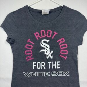 5th &‎ Ocean White Sox T-Shirt MLB Baseball Fan Apparel Gray Size 14
